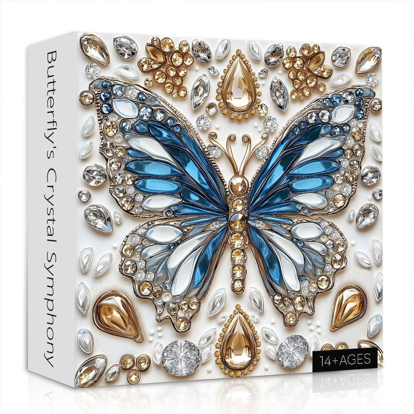 Butterfly's Crystal Symphony Wooden Jigsaw Puzzle 1000 Pieces