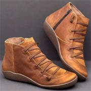 Fanyil Vintage Strappy Ankle Boots For Women