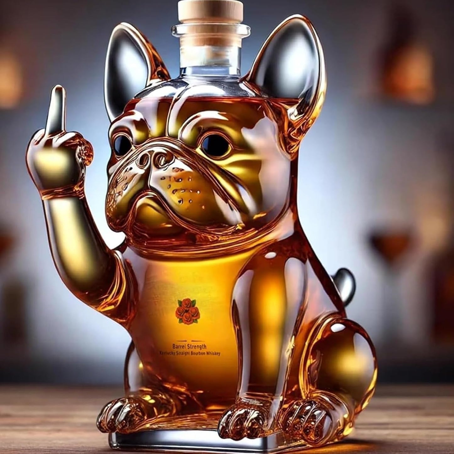 Fanyil Bark Off Whiskey Bottle
