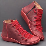 Fanyil Vintage Strappy Ankle Boots For Women