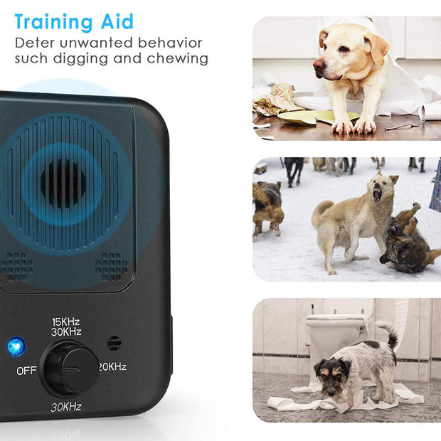 Ultrasonic Dog Barking Control Device (Trains Your Dog Not to Bark) - Libiyi