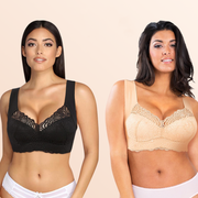 EXTRA LIFT - Ultimate Lift Stretch Full-Figure Seamless Lace Cut-Out Bra - Libiyi