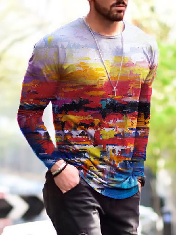 As Picture Abstract Casual Shirts & Tops