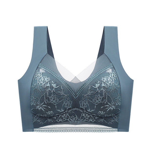 Women's push-up lace push-up bra for beautiful back - Libiyi