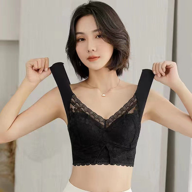 Women's Lace Wireless Slim Fit Bra - Libiyi