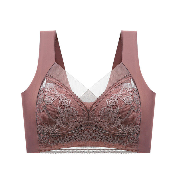 Women's push-up lace push-up bra for beautiful back - Libiyi