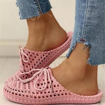 Libiyi Women's Fashion Hollow Out Breathable Beach Slippers - Libiyi